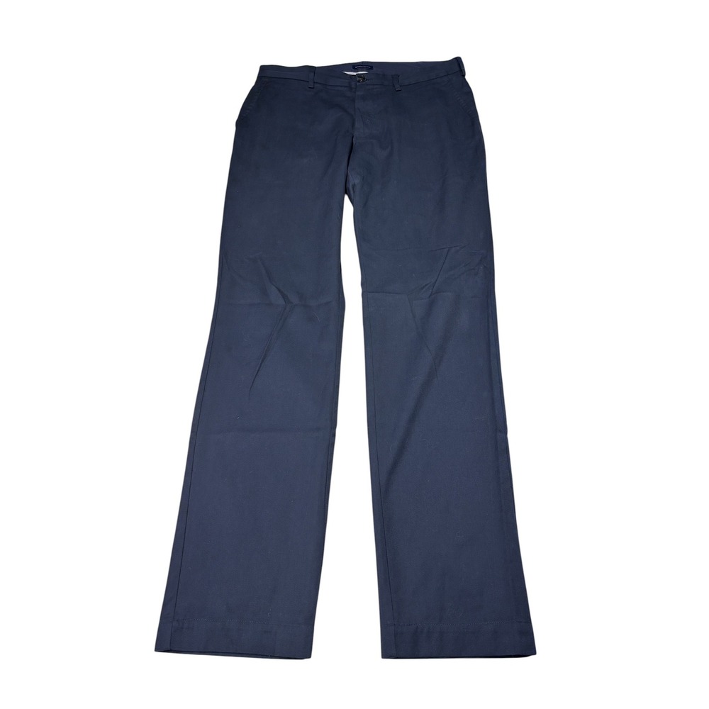 Wool & Prince Merino Wool Workday Chino Pants Navy Blue 32W 34L Mens